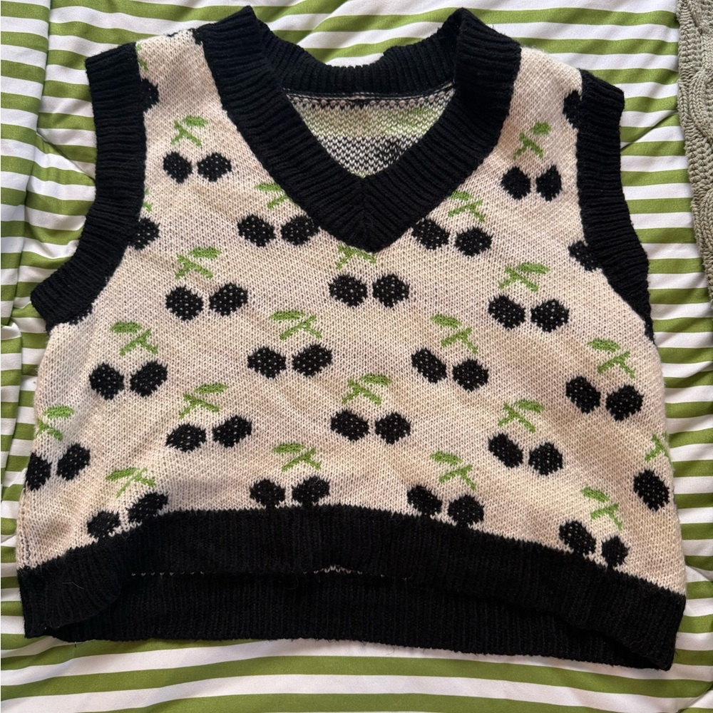 Black Cherry Sweater Vest